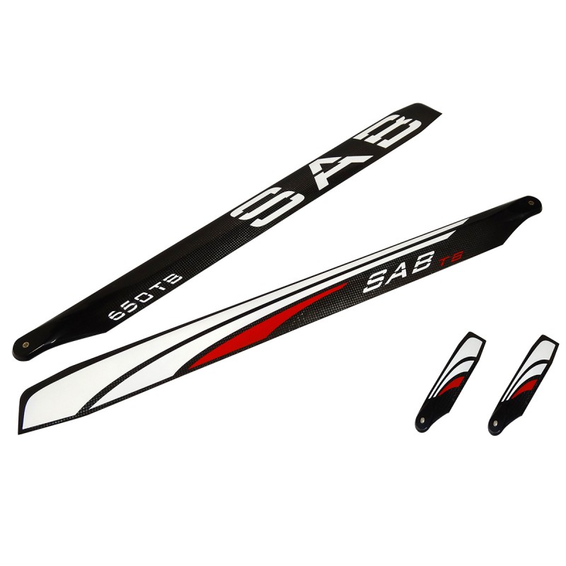 KIT GOBLIN BLACK THUNDER YELLOW/CARBON (WITH THUNDERBOLT MAIN AND TAIL BLADES) - 3