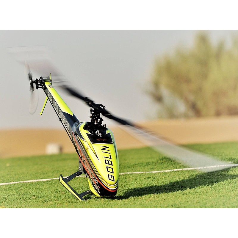 KIT GOBLIN BLACK THUNDER YELLOW/CARBON (WITH THUNDERBOLT MAIN AND TAIL BLADES) - 12
