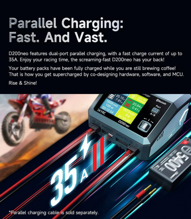 SkyRC D200neo Charger AC/DC 30-35A 1-6S - 10