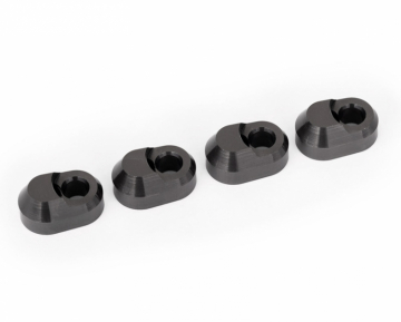 Traxxas 7743-GRAY Hållare Stötdämparaxel Alu Grå (4) X-Maxx, XRT