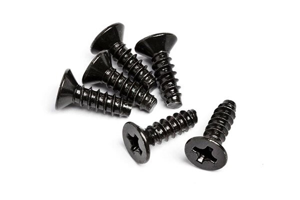 HPI HPZ577 Tp Flat Head Screw M3 X 10Mm (6 Pcs)