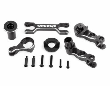 Traxxas 7746-GRAY Armar & Parallellstag Styrning Set Alu Grå X-Maxx