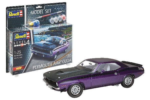 Revell 67664 1:25 Model Set 1970 Plymouth AAR Cuda