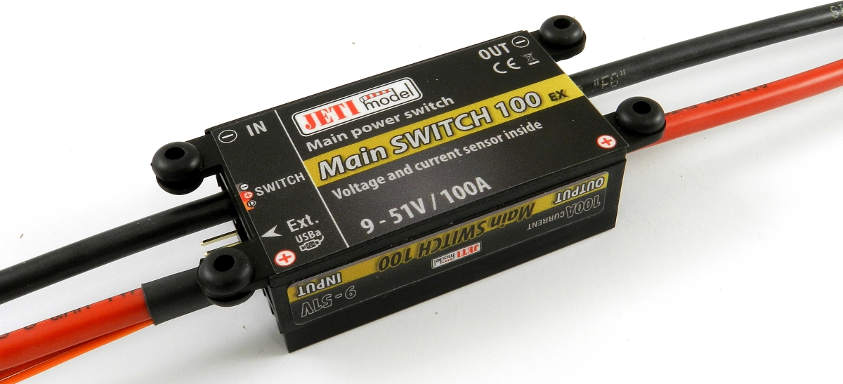 Jeti J-MSW-100-MS Main Switch 100 + Magnetic Switch - 2