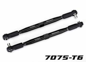 Traxxas 427748-BLK Toe Links Alu Black 158mm Adjustable (2) X-Maxx
