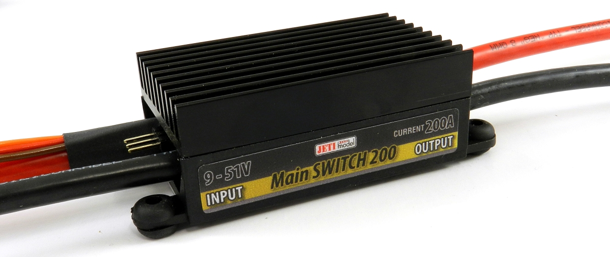 Jeti J-MSW-200-RCSW Main Switch 200+RCSW