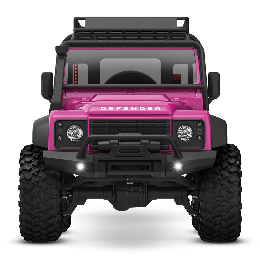 Traxxas TRX-4M 1/18 Land Rover Defender Crawler Pink RTR - 2S LiPo/USB Charger - 4
