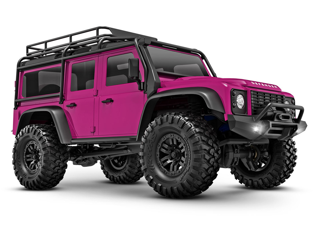 Traxxas TRX-4M 1/18 Land Rover Defender Crawler Pink RTR - 2S LiPo/USB Charger
