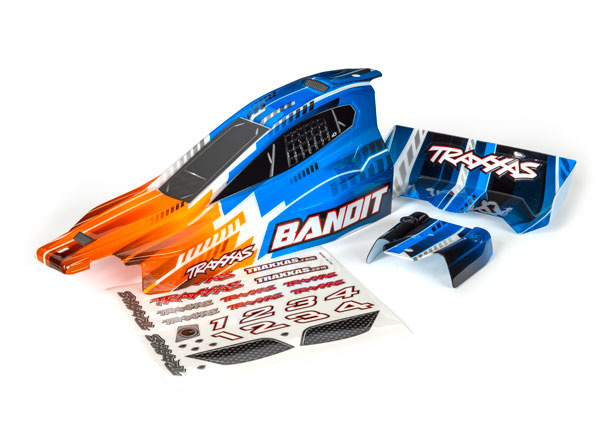 Traxxas 2450T Kaross Bandit Orange Målad