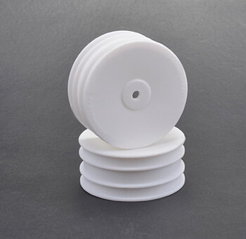Schumacher U4496 Wheel Hex Front - White - 4wd - pr