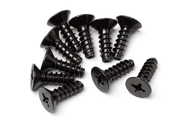 HPI HPZ643 Tp Flat Head Screw M4 X 12Mm (10Pcs)
