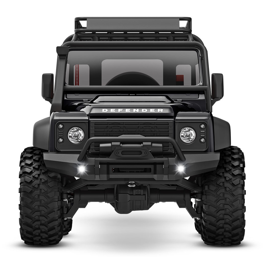 Traxxas TRX-4M 1/18 Land Rover Defender Crawler Black RTR - 2S LiPo/USB Charger - 3