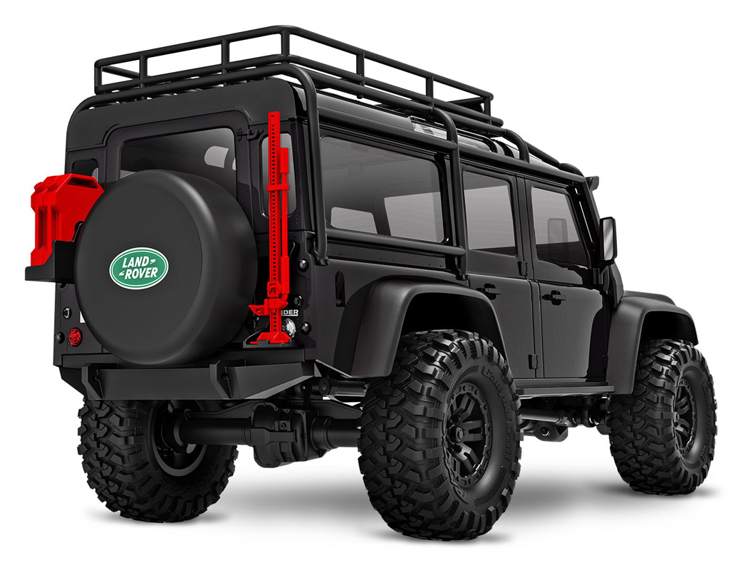 Traxxas TRX-4M 1/18 Land Rover Defender Crawler Black RTR - 2S LiPo/USB Charger - 2