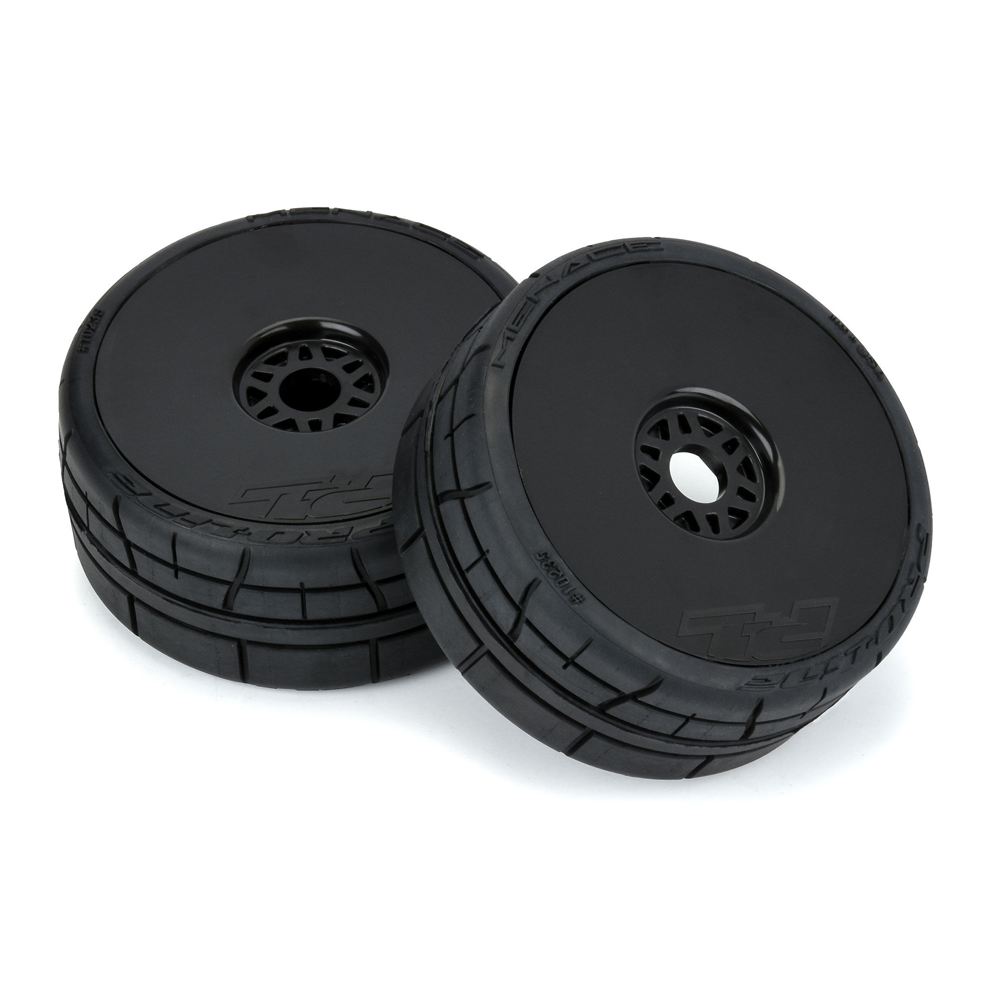 Pro-Line PRO1023510 1/8 Menace HP BELTED Speed Run F/R Tires Mounted 17mm Black (2) - 4