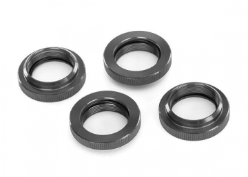 Traxxas 427767-GRAY Spring Retainer Alu Gray (for GTX #7761,7861) (4)