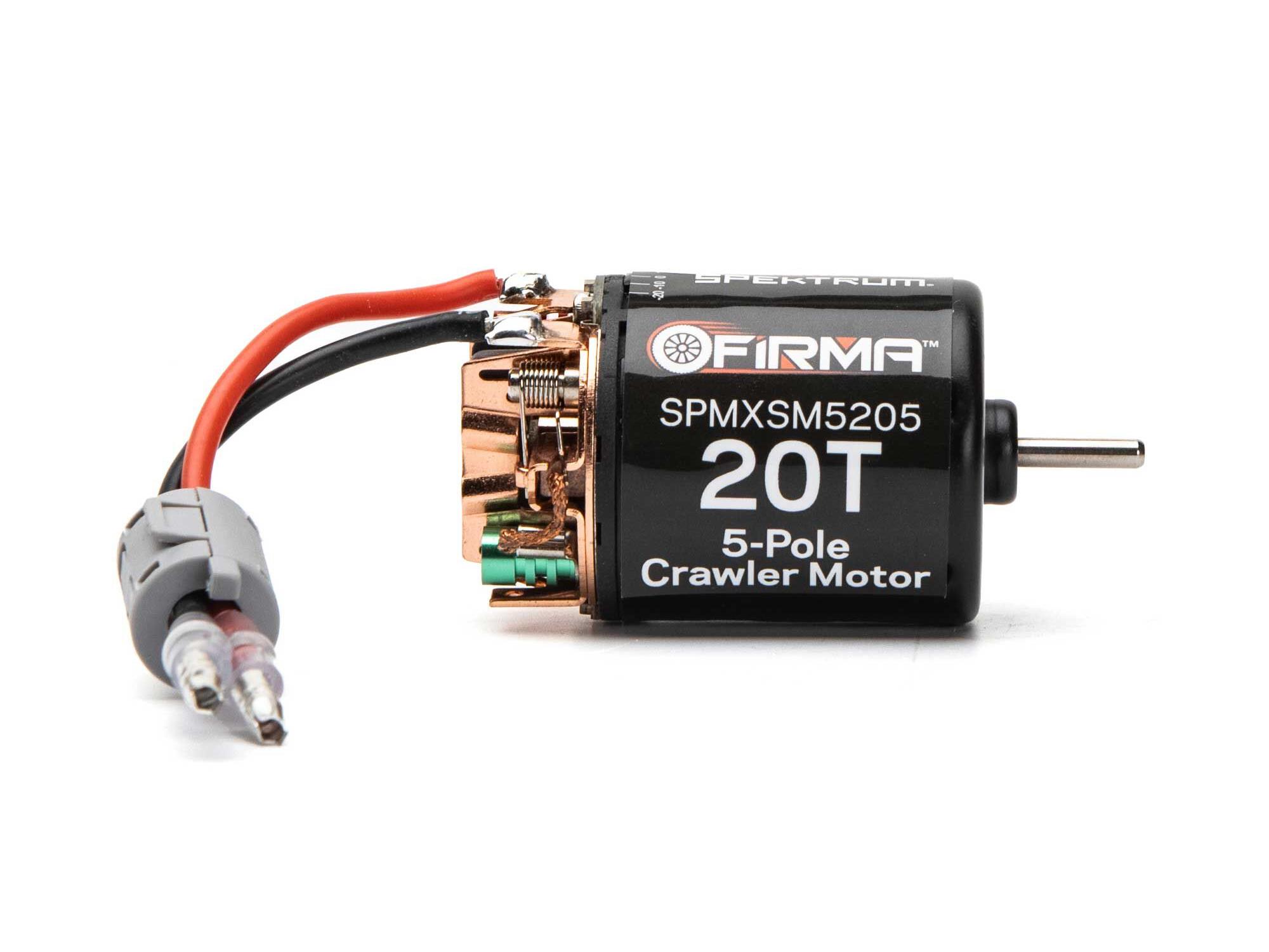 Spektrum Firma 20T Rebuildable 5 Pole Brushed Crawler Motor