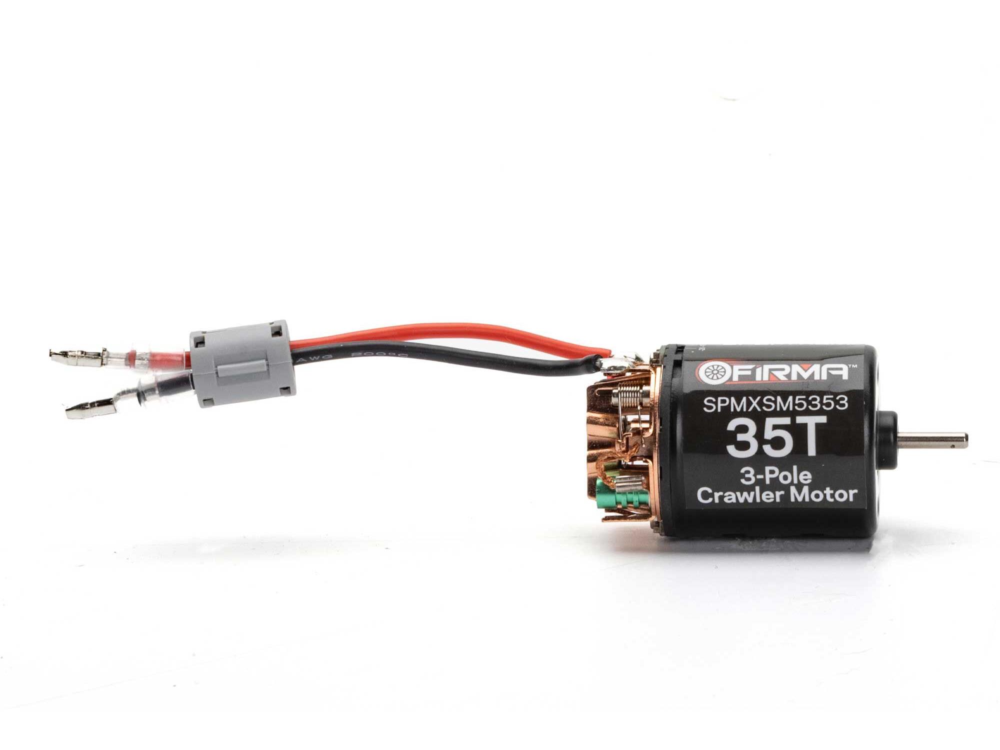 Spektrum Firma 35T Rebuildable 3 Pole Brushed Crawler Motor