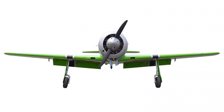 Seagull YAK-11 Reno Air Race Perestroika 1776mm 35cc Gas Green ARF - 5