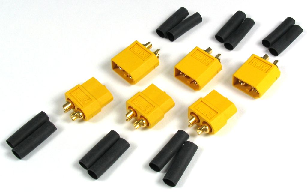 Jeti JMS-XT60-3P CONNECTOR XT60 - PAIR 3pc