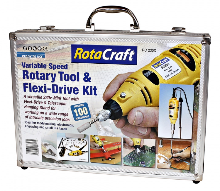 Rotacraft RotaCraft Multiverktyg 230v med flexdrive set - 3