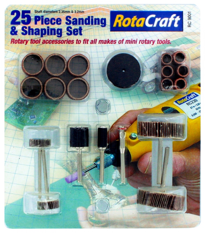 Rotacraft Sandpapper verktygsset 25st