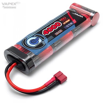 Vapex VP4000SCH7D2 NiMH Batteri 8,4V 4000mAh T-kontakt