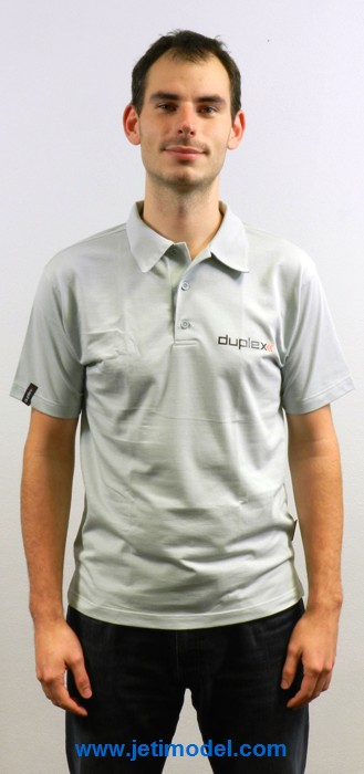 Jeti JC-D-PSG-L Polo shirt grey L