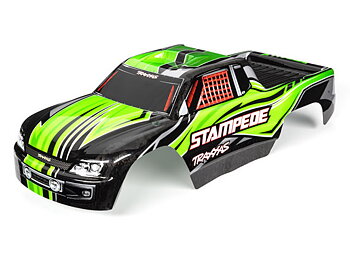 Body Stampede 2WD Green Painted