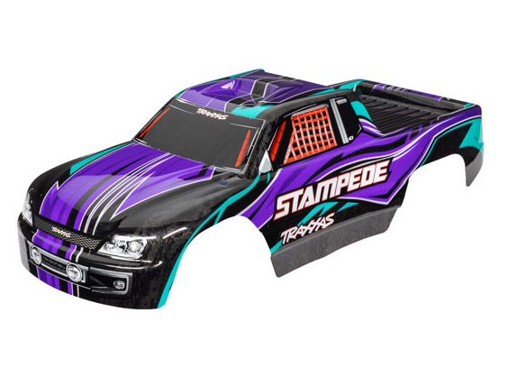 Traxxas 3651P Kaross Stampede 2WD Lila Målad