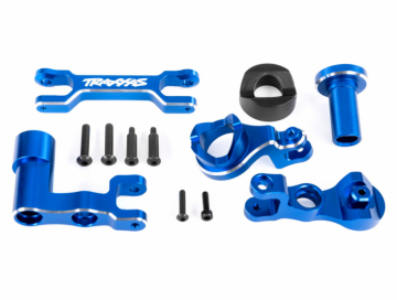 Traxxas 7843-BLUE Armar & Parallellstag Styrning Set Alu Blå XRT