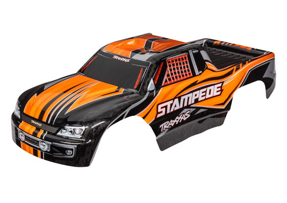 Traxxas 3651T Kaross Stampede 2WD Orange Målad