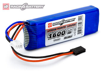 Vapex VP93541 Mottagarbatteri Li-Fe 6,6V 1600mAh Rak