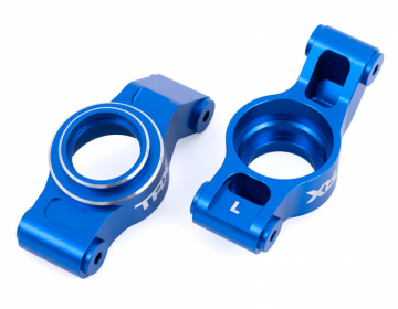 Traxxas 7852-BLUE Hjulkonsoll Bak H&V (Par) Alu Blå X-Maxx, XRT