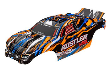 Body Rustler VXL 2WD Orange Painted