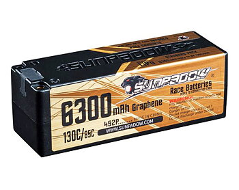 Sunpadow Li-Po Batteri 4S 14,8V 6300mAh 130C Gold