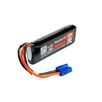 Dynamite 7.4V 2000mAh 2S 30C Reaction 2.0 LiPo Battery EC3