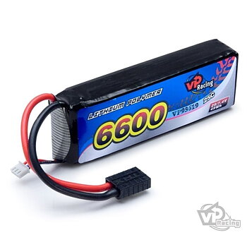 Vapex VP93619 Li-Po Batteri 7,4V 6600mAh 25C TRX-kontakt