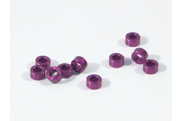 HPI HPZ819 Aluminium Washer 3 X 6 X 3.0Mm (Purple/10 Pcs)