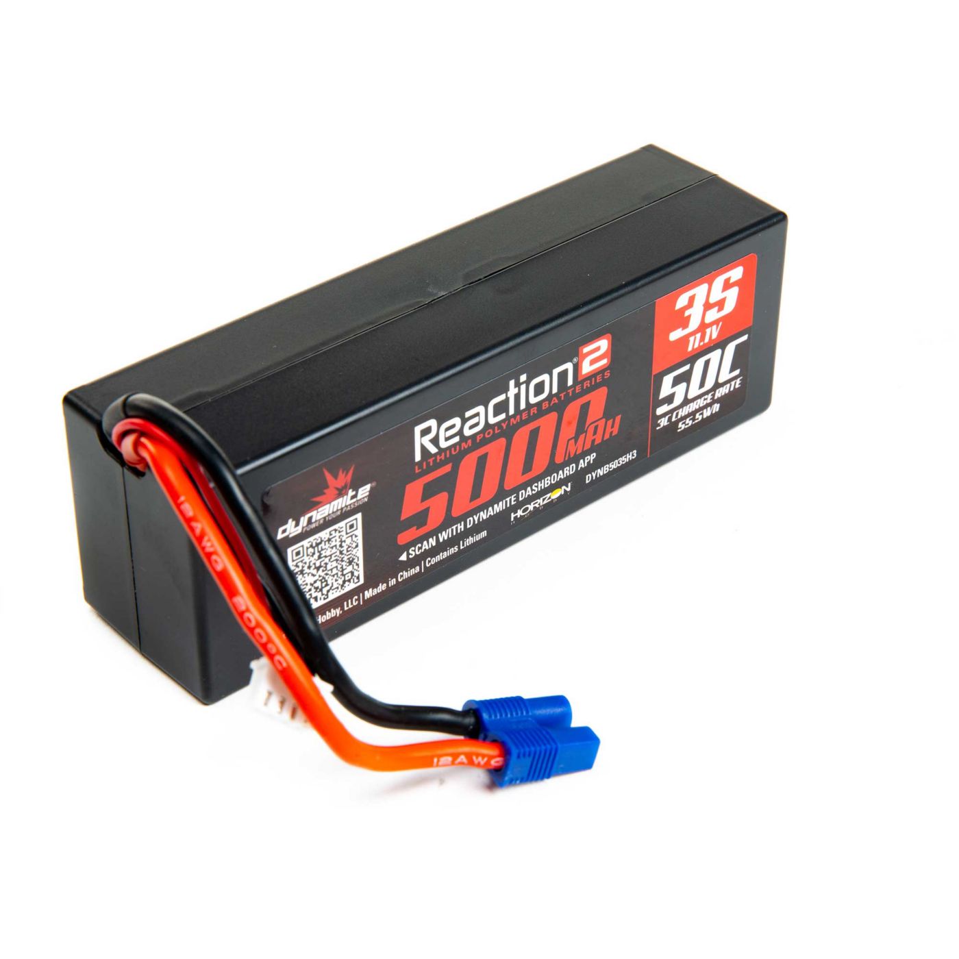 Dynamite 11.1V 5000mAh 3S 50C LiPo Hardcase IC3