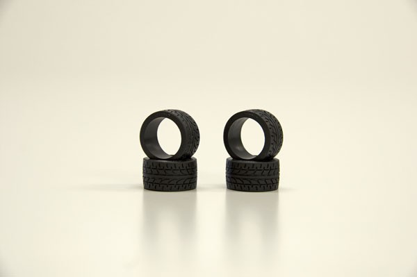 Kyosho MZW38-30 Kyosho Mini-Z Racing Radial Tyres 30 Shore - Wide (4)