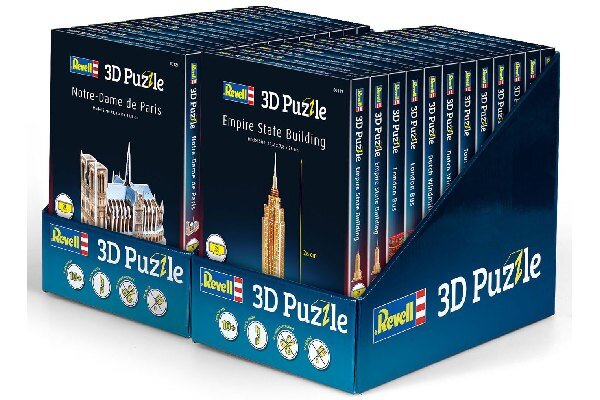 Revell S3165 Display Mini 3D Puzzle 2021 24pcs ass.