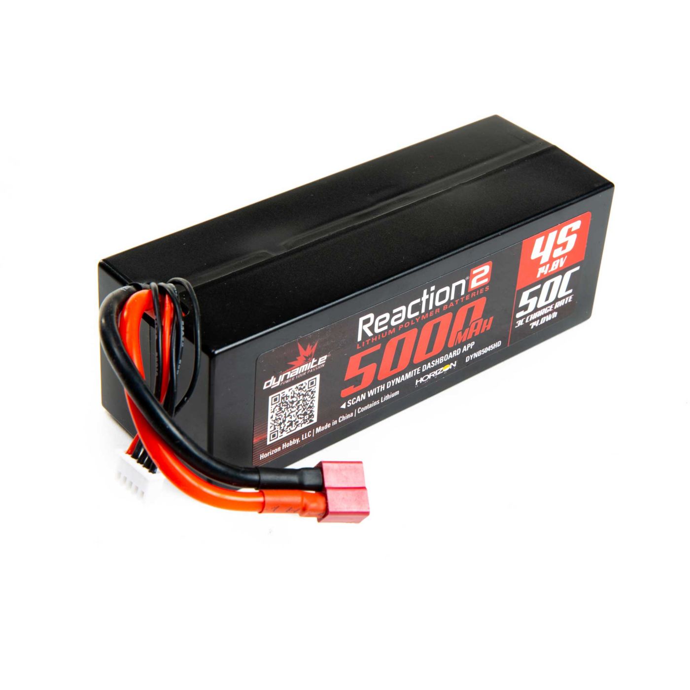 Dynamite 14.8V 5000mAh 4S 50C LiPo Hardcase Deans
