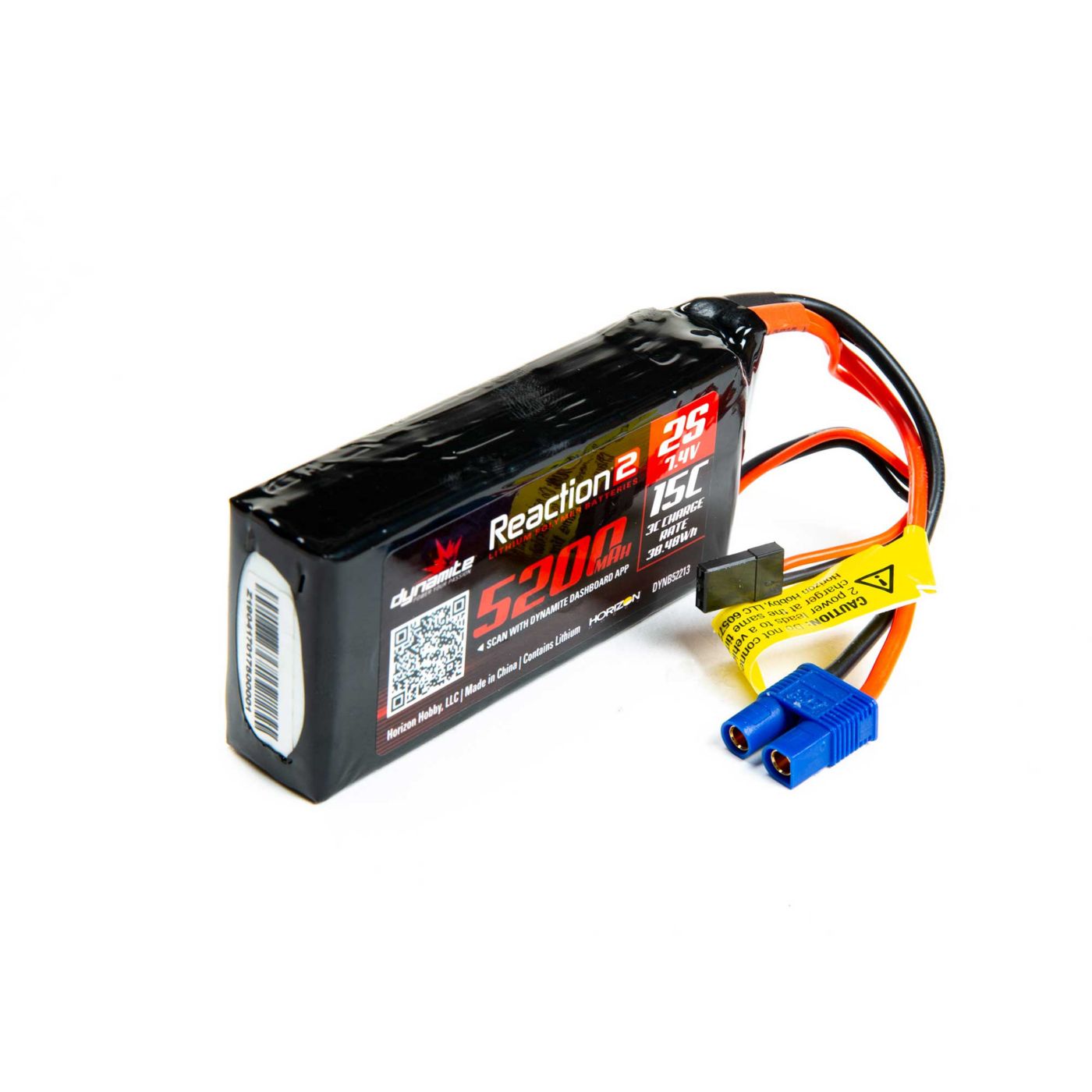 Dynamite 7.4V 5200mAh 2S 15C LiP0: 5ive-T, 5ive-B, Mini WRC