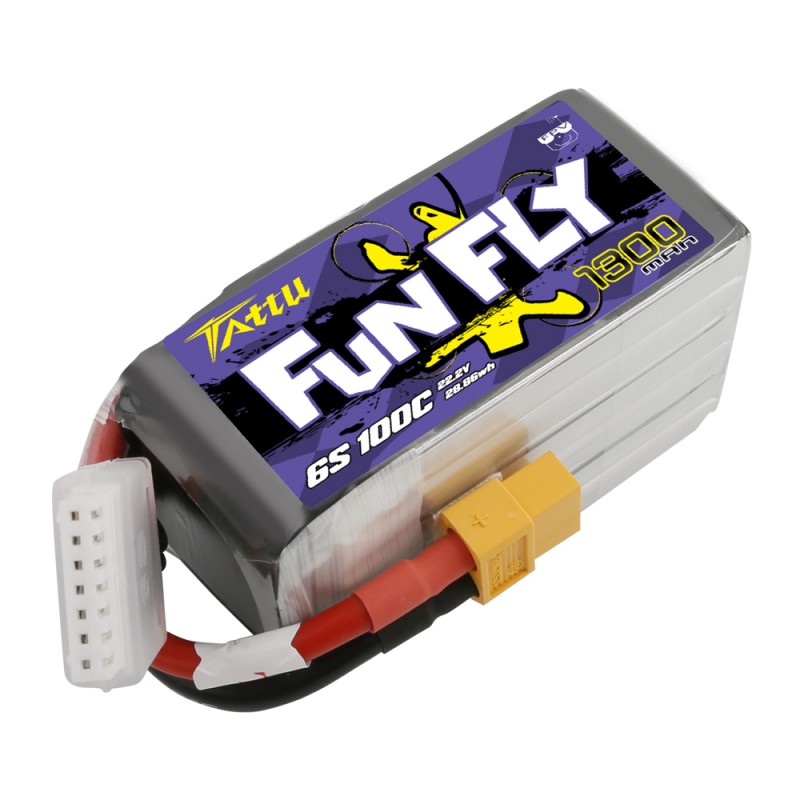 Tattu FunFly 1300mAh 6S 100C XT60