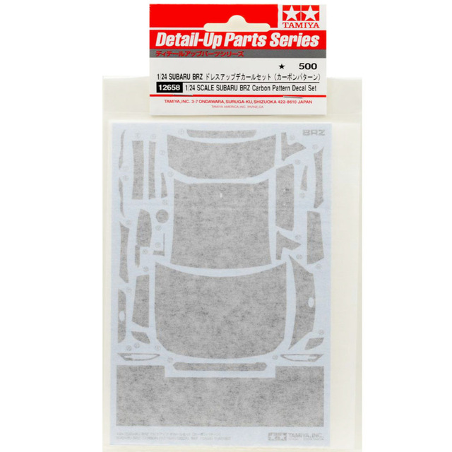 TAMIYA 12658 1/24 Subaru BRZ Carbon Decal - 2