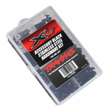 Traxxas 7998X Skruvsats Komplett Rostfritt Svart XRT