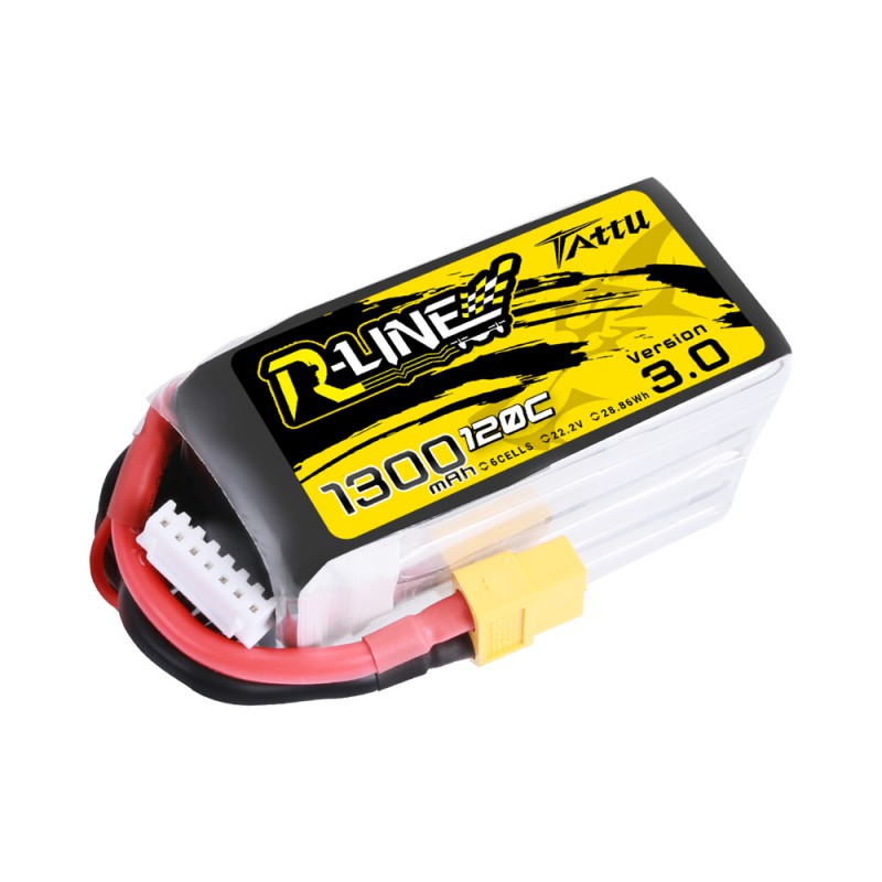 Tattu 1300mAh 6S 120C XT60