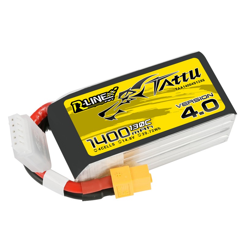 Tattu 1400mAh 4S 130C v4.0 XT-60