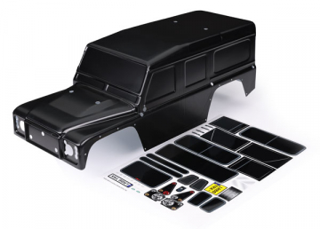Traxxas 8011-BLK Kaross Land Rover Defender Svart