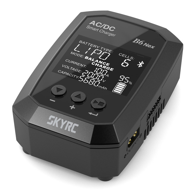 SkyRC B6 Nex Laddare LiPo/LiFe/LiHV 1-6S,NiMH 500W 240AC